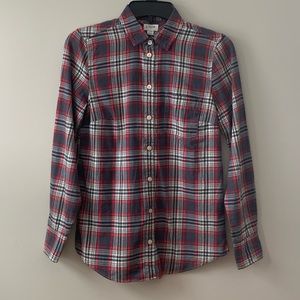 J.Crew Factory Boyfriend Flannel Shirt